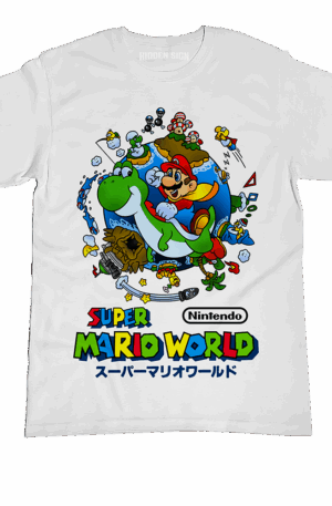 Polera Mario Bros 02